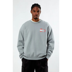 NWT Formula 1 x PacSun Miami Grand Prix Crew Neck Fleece Sweatshirt Gray Mens XL